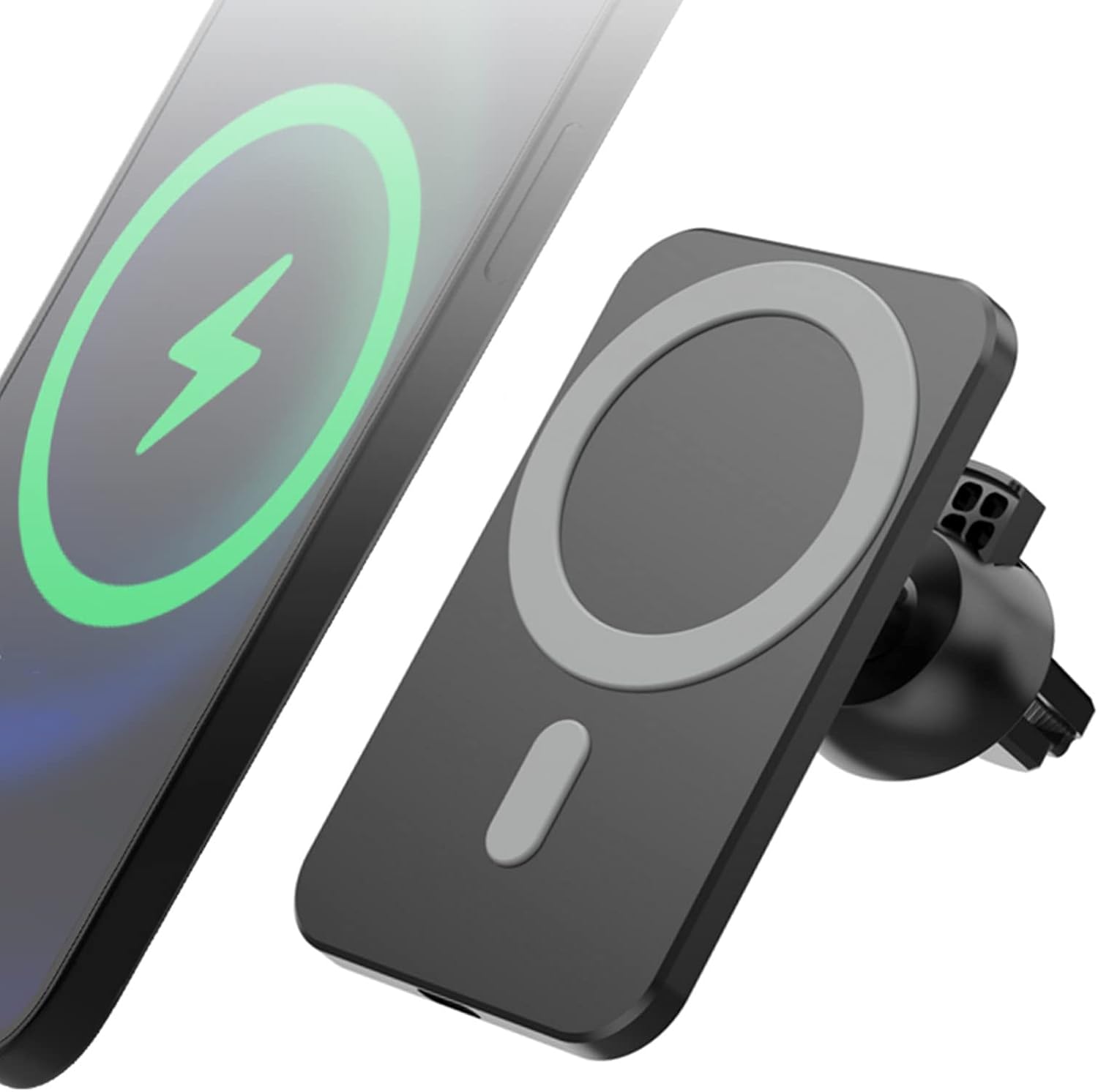 Magnetic Wireless car Charger Mount/Holder with magsafe Compatible with iPhone 13/13 Pro/12 Pro Max/13 Mini 12/12 Pro/12 Pro Max/12 Mini, Fast Charging,Rotate 360 Degrees Magnetic Wireless car Charger Mount/Holder with magsafe Compatible with iPhone 13/13 Pro/12 Pro Max/13 Mini 12/12 Pro/12 Pro Max/12 Mini, Fast Charging,Rotate 360 Degrees